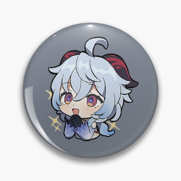 Item preview, Genshin Impact - Chibi Ganyu Kawaii WeChat Sticker designed and sold by Krimsy.