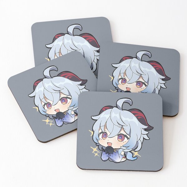 Item preview, Genshin Impact - Chibi Ganyu Kawaii WeChat Sticker designed and sold by Krimsy.