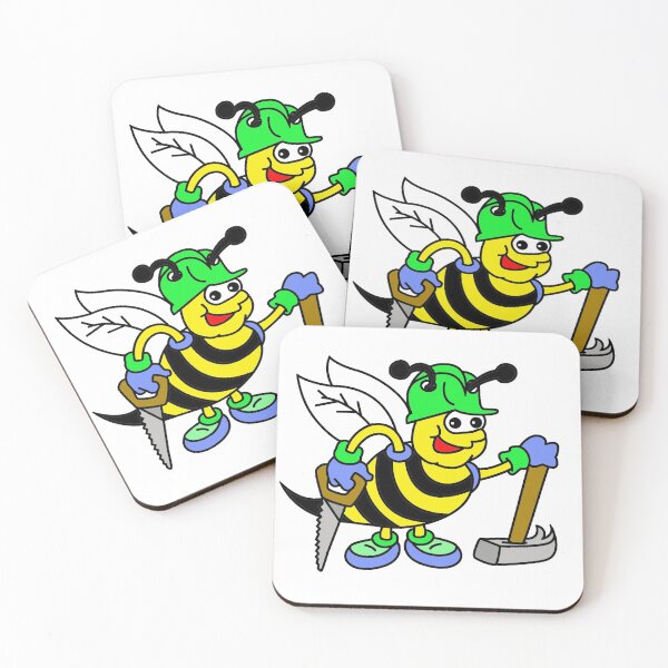 Item preview, Carpenter Connor Bee designed and sold by Square Root of Squid.