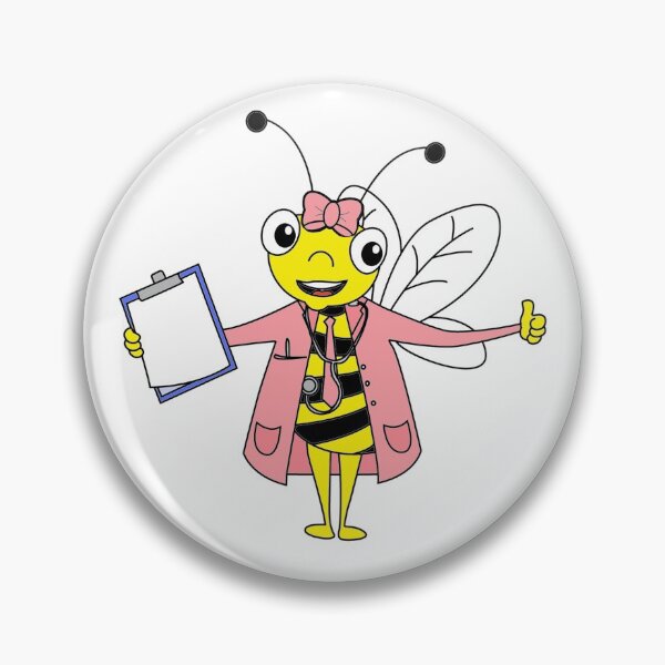 Item preview, Doctor Daisy Bee designed and sold by Square Root of Squid.