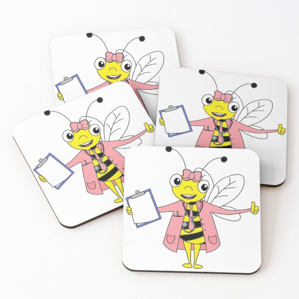 Item preview, Doctor Daisy Bee designed and sold by Square Root of Squid.