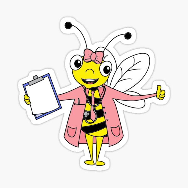 Item preview, Doctor Daisy Bee designed and sold by Square Root of Squid.
