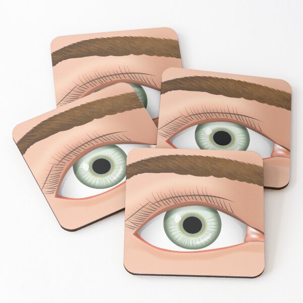 Item preview, Illustration of a close and a human eye designed and sold by LucianoCosmo.