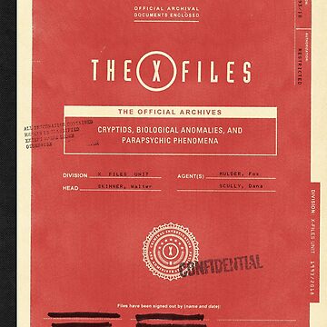 Artwork thumbnail, The X-Files FBI Official Folder by Ilya Chirkov