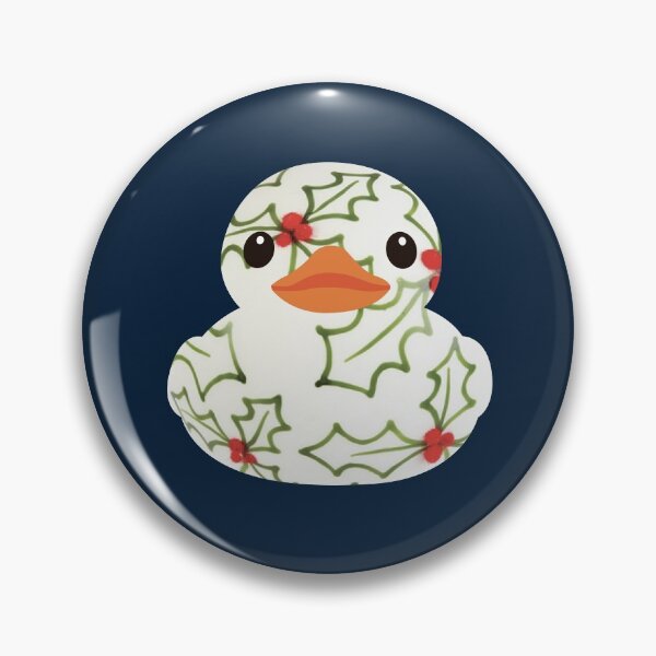 Item preview, Christmas Bauble Rubber Duck - Mistletoe designed and sold by GlitterState.