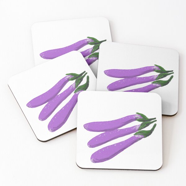 Item preview, Three Chinese Eggplants designed and sold by Betty Mackey.