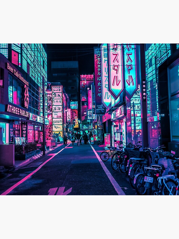 Thumbnail 5 of 5, Mouse Pad, Tokyo - A Neon Wonderland designed and sold by HimanshiShah.