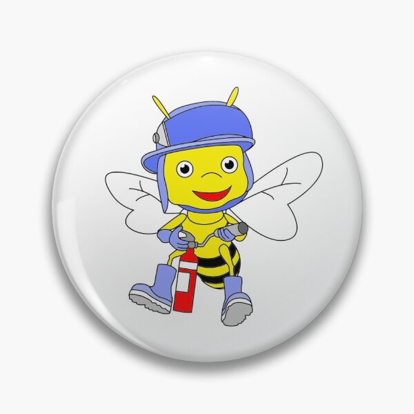 Item preview, Firefighter Fiona Bee designed and sold by Square Root of Squid.