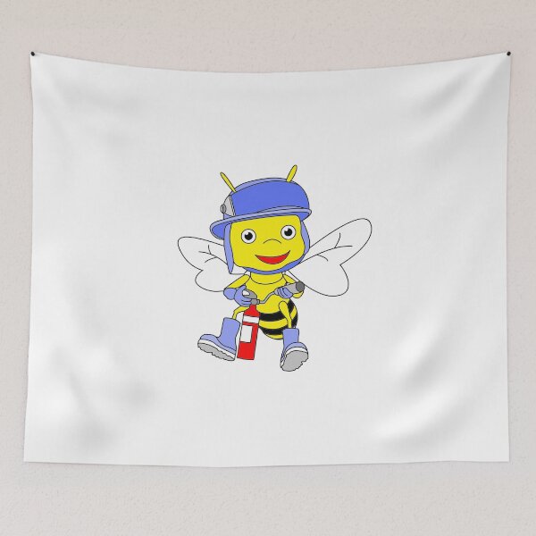 Item preview, Firefighter Fiona Bee designed and sold by Square Root of Squid.