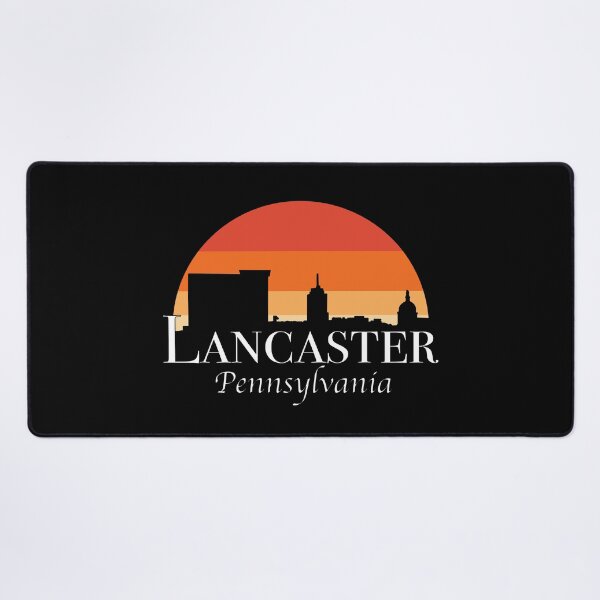 Item preview, Lancaster City PA Vintage Sunset Skyline  designed and sold by PRNTDADZ.