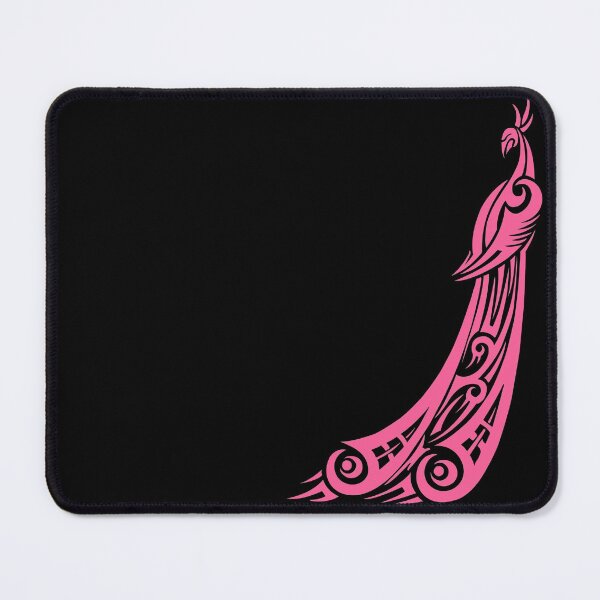 Item preview, Cute Birds Peacock Pink Color Vector Tattoos designed and sold by anjanaartz.