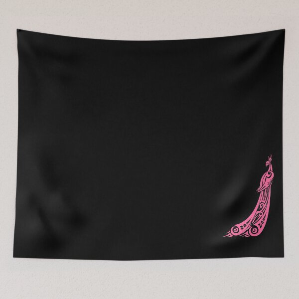 Item preview, Cute Birds Peacock Pink Color Vector Tattoos designed and sold by anjanaartz.