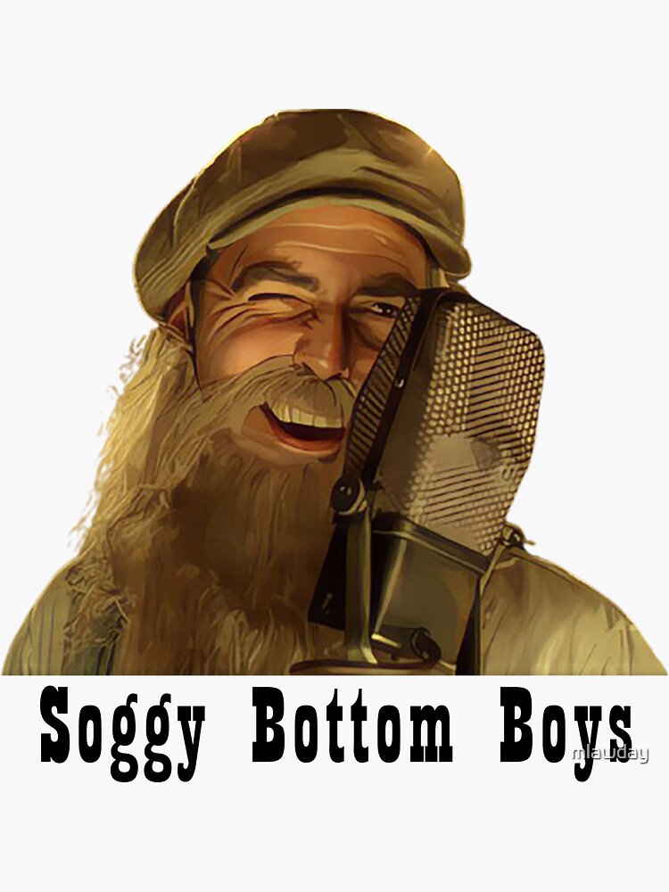 "Soggy Bottom Boys" Sticker for Sale by mlawday Redbubble