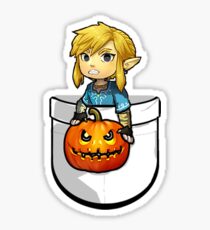 The Legend of Zelda Link Halloween Pumpkin Sticker