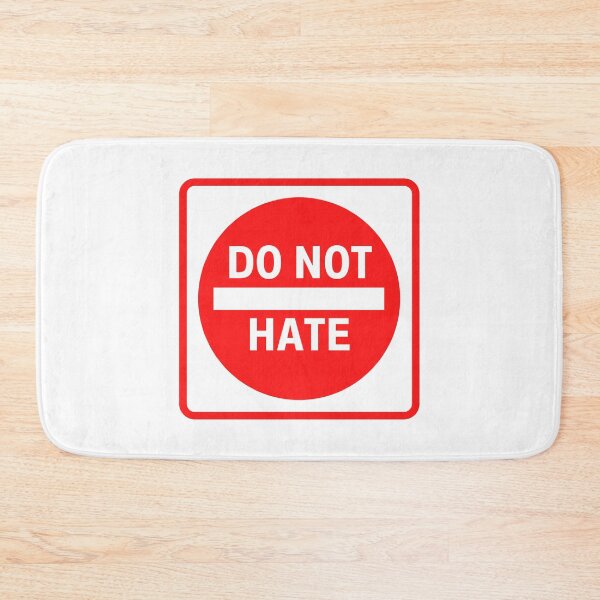 Item preview, DO NOT HATE - Motivational traffic road street sign design and advice designed and sold by Art4Motivation.