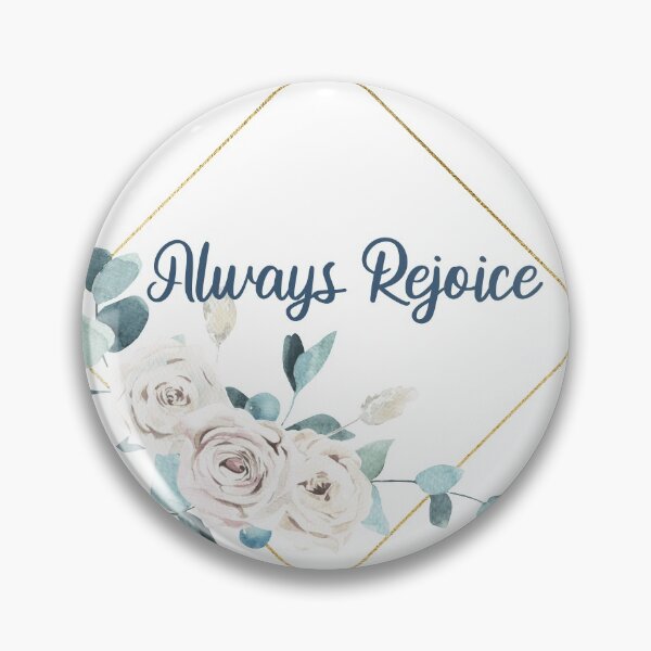 Item preview, Always Rejoice Floral  designed and sold by Power of Print.