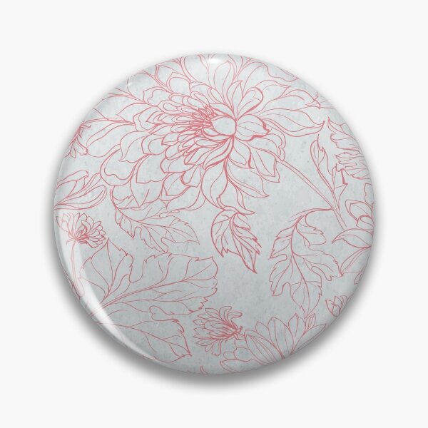 Item preview, Flowers Seamless Pattern Retro Vintage Cool Blue Texture  designed and sold by HStudioPrints.