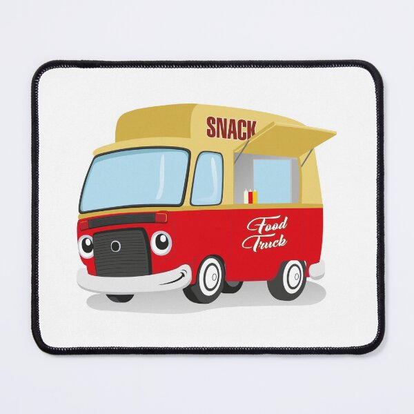 Item preview, Illustration of a food truck mascot, food delivery vehicle designed and sold by LucianoCosmo.