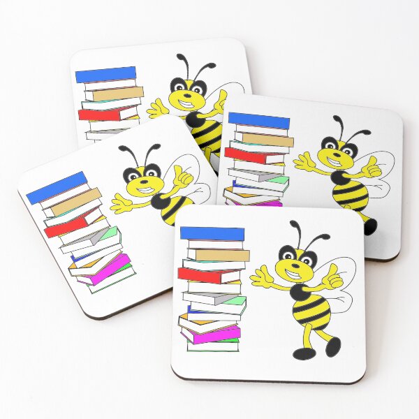 Item preview, Librarian Linda Bee designed and sold by Square Root of Squid.