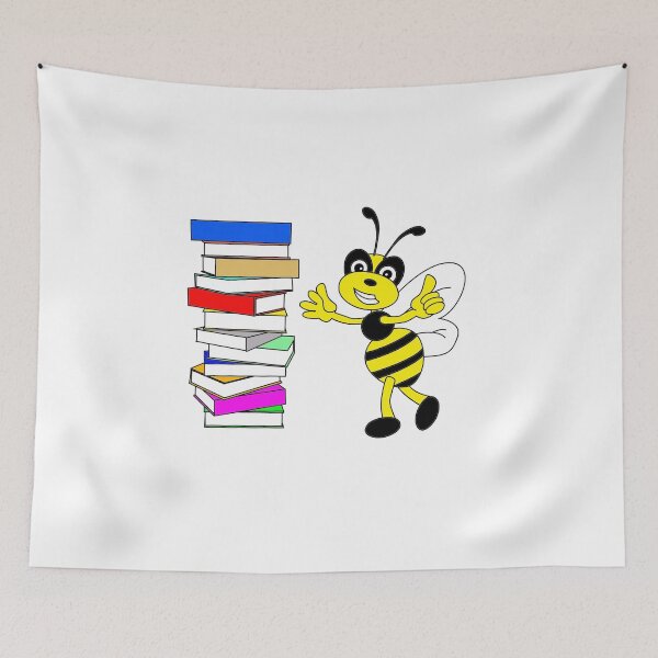 Item preview, Librarian Linda Bee designed and sold by Square Root of Squid.