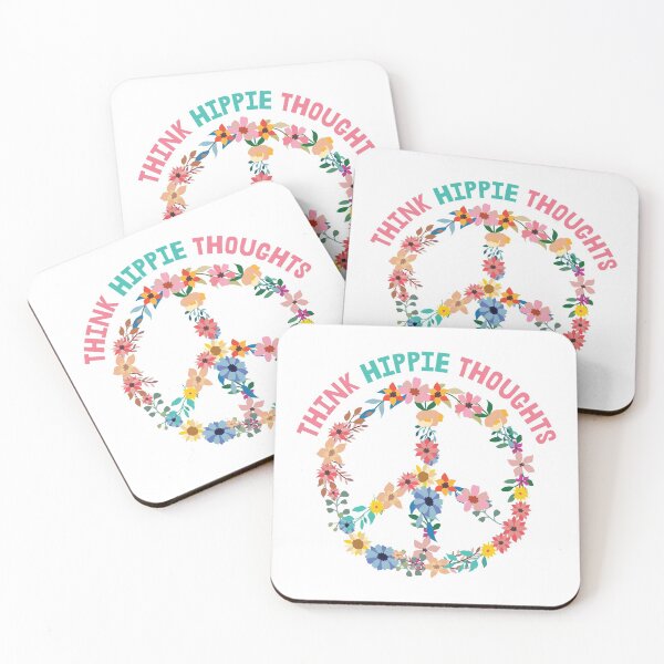 Item preview, THINK HIPPIE THOUGHTS designed and sold by Jandsgraphics.