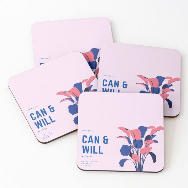Item preview, 'CAN & WILL' design Large wall art designed and sold by DecorDuck.