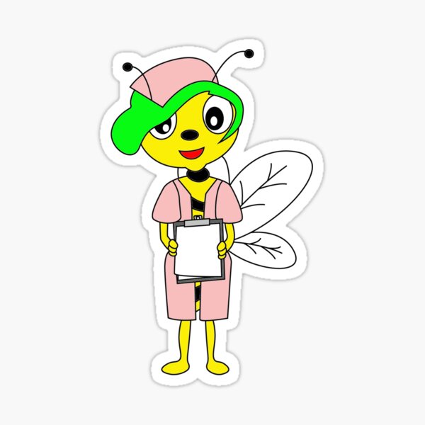 Item preview, Nurse Nyla Bee designed and sold by Square Root of Squid.