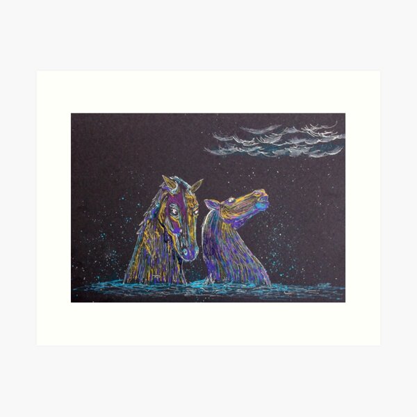The Kelpies Art Print