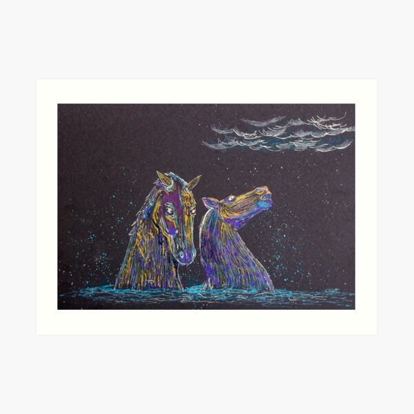The Kelpies Art Print