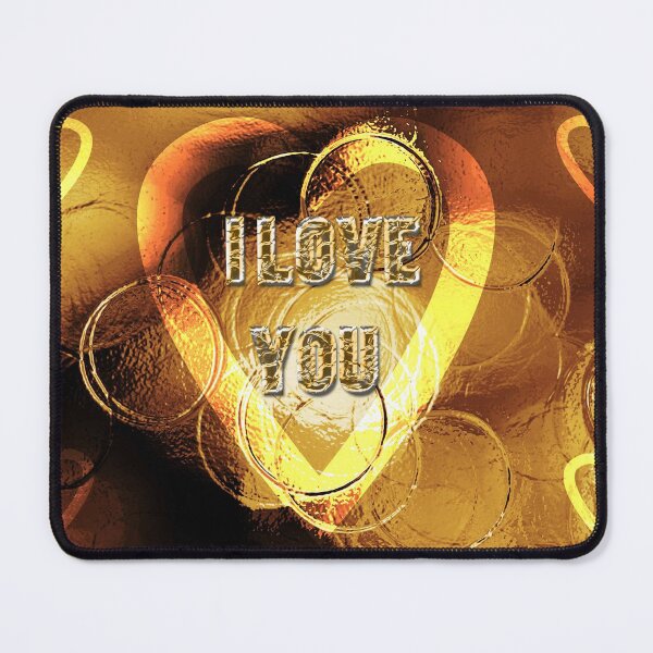 Item preview, gold hearts i love you designed and sold by Astralia.