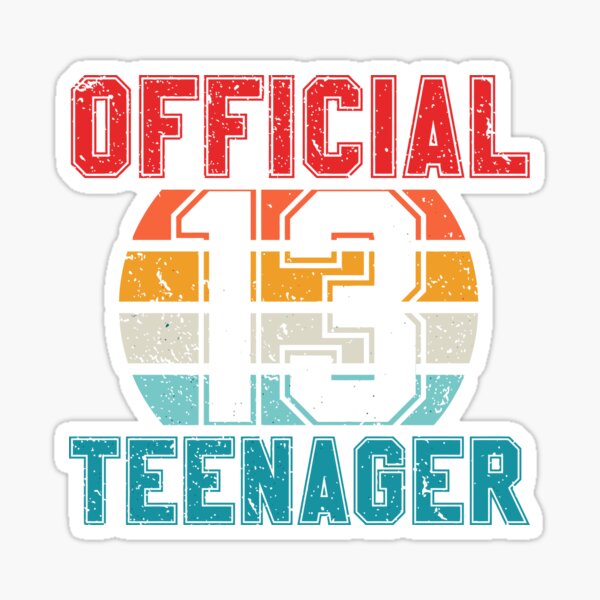 Stickers Sur Le Theme 13 C3 A8me Anniversaire Fille Redbubble
