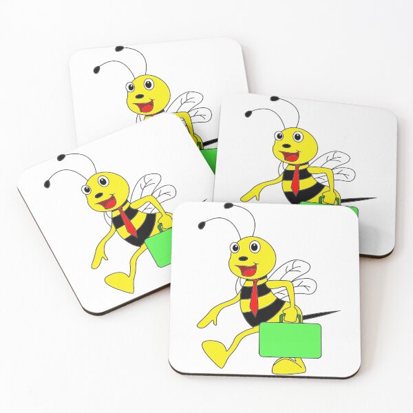 Item preview, Office Worker Oscar Bee designed and sold by Square Root of Squid.