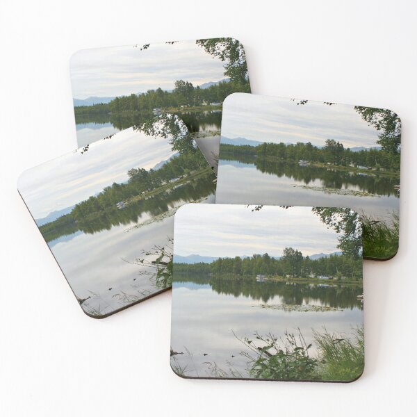 Item preview, Peaceful lake near Anchorage, Alaska designed and sold by FranWest.