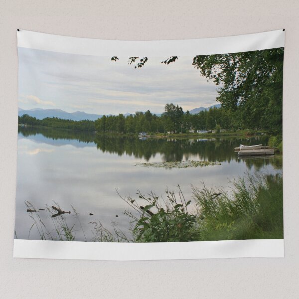 Item preview, Peaceful lake near Anchorage, Alaska designed and sold by FranWest.