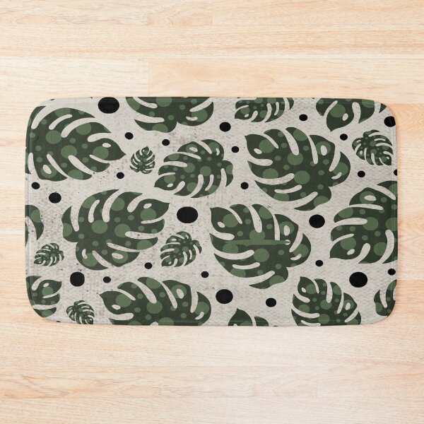 Item preview, Monstera Leaves Seamless Pattern Retro Vintage  Beige Texture  designed and sold by HStudioPrints.