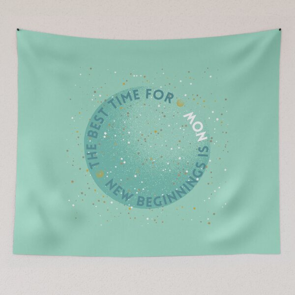 Item preview, The Best Time For New Beginnings Is Now designed and sold by ElMarisa.