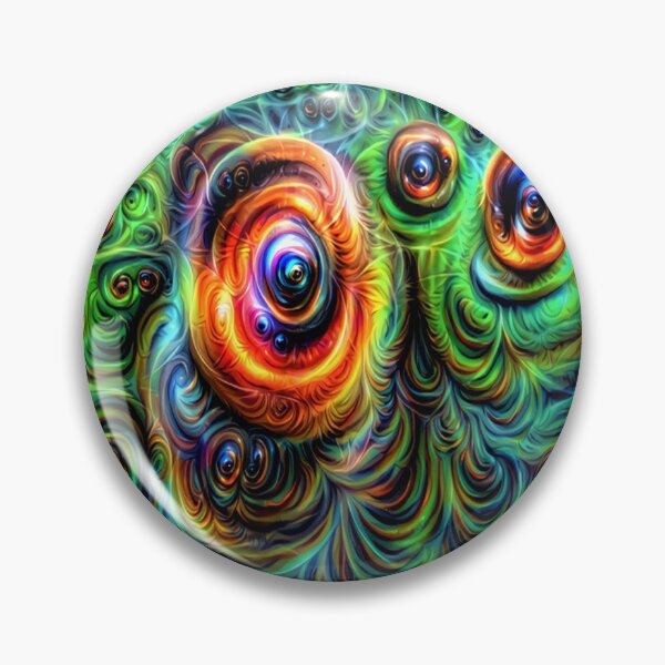 Item preview, trippy rings digital art designed and sold by BelAnnGrey.