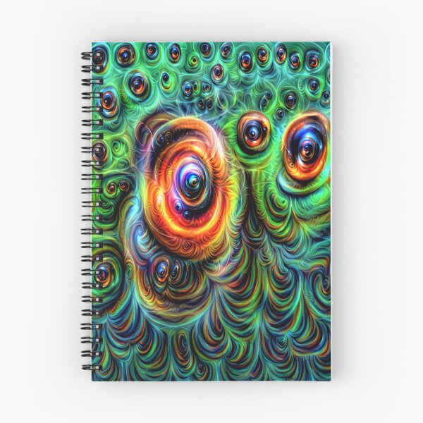Item preview, trippy rings digital art designed and sold by BelAnnGrey.