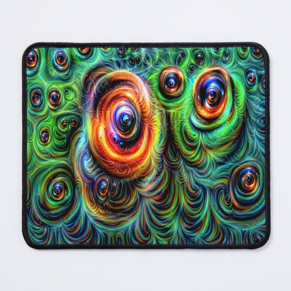 Item preview, trippy rings digital art designed and sold by BelAnnGrey.