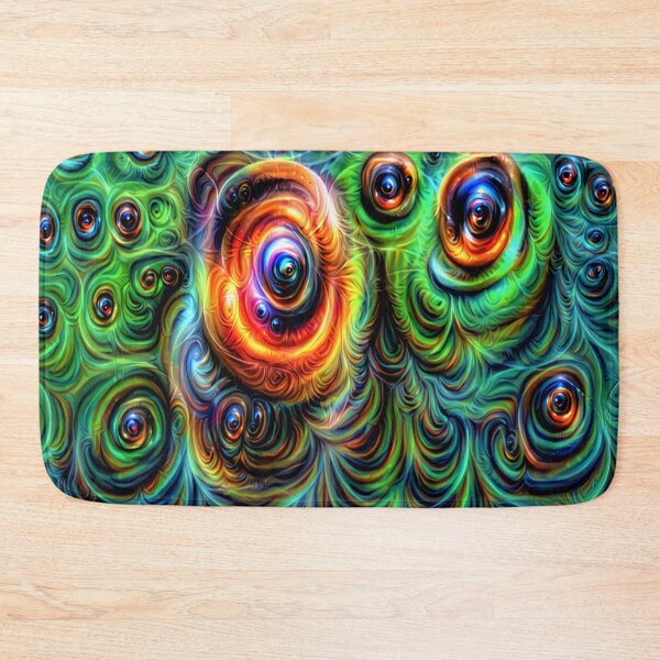 Item preview, trippy rings digital art designed and sold by BelAnnGrey.