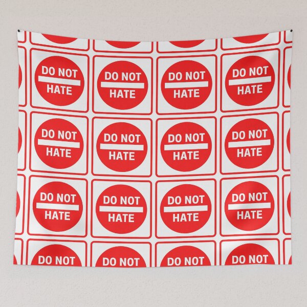 Item preview, DO NOT HATE - Motivational traffic road street sign design and advice designed and sold by Art4Motivation.