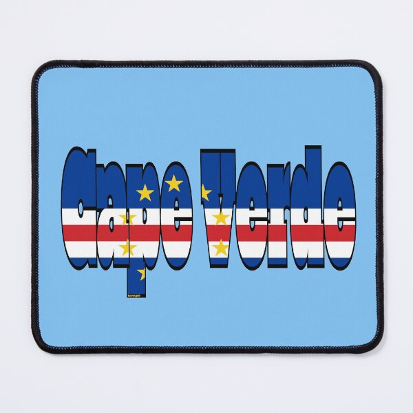 Item preview, Cape Verde Font with Cape Verdean Flag designed and sold by Havocgirl.