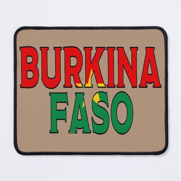 Item preview, Burkina Faso Font with Flag designed and sold by Havocgirl.