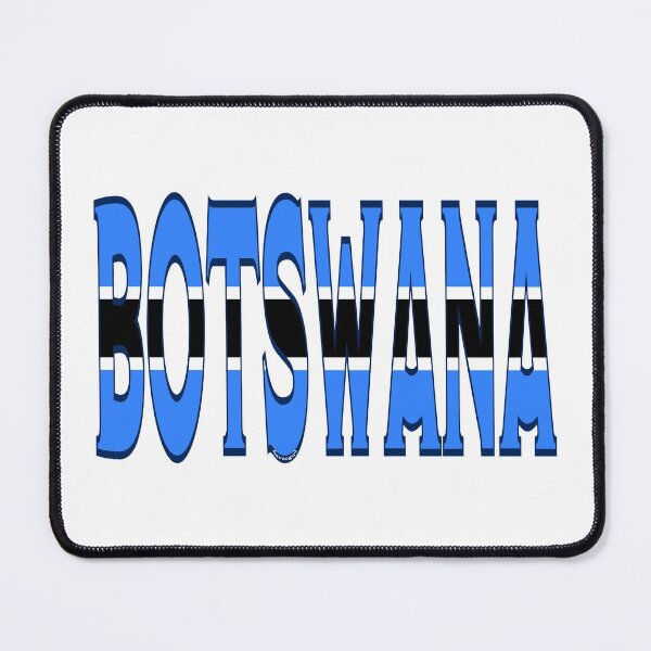 Item preview, Botswana Font with Botswanan Flag designed and sold by Havocgirl.
