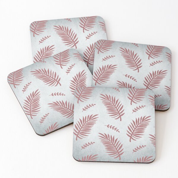 Item preview, Palm Leaves Seamless Pattern Retro Vintage Cool Blue Texture  designed and sold by HStudioPrints.