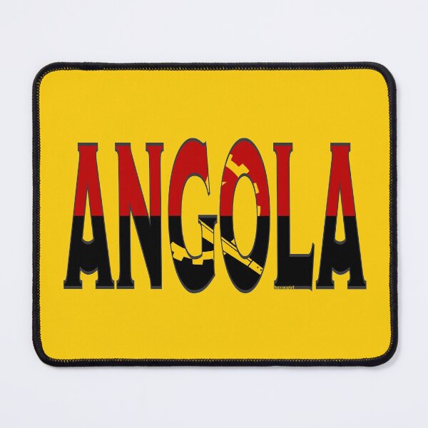 Item preview, Angola Font with Angolan Flag designed and sold by Havocgirl.
