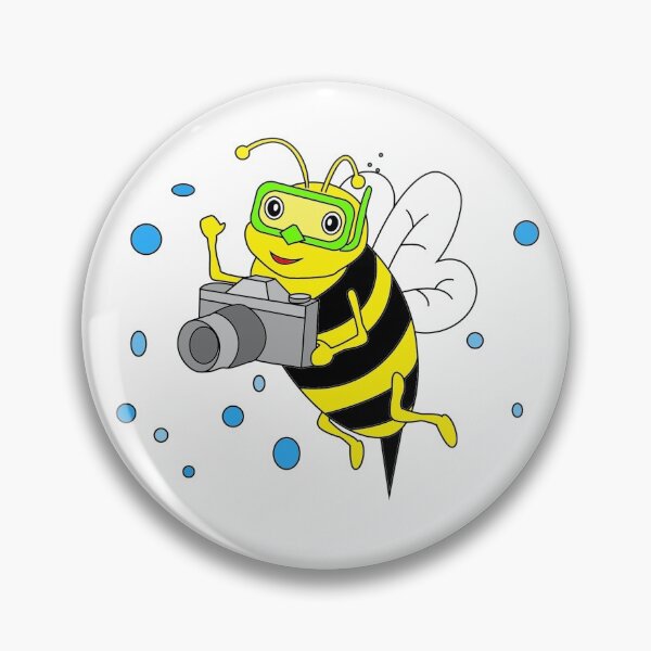 Item preview, Underwater Photographer Bee designed and sold by Square Root of Squid.
