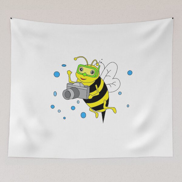 Item preview, Underwater Photographer Bee designed and sold by Square Root of Squid.