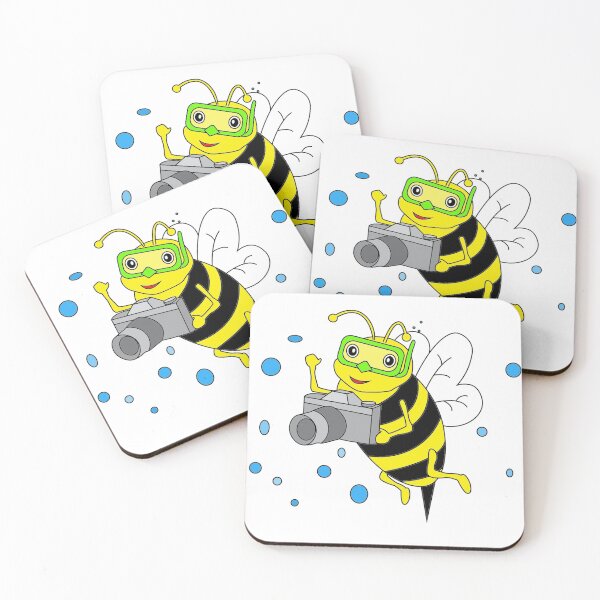 Item preview, Underwater Photographer Bee designed and sold by Square Root of Squid.