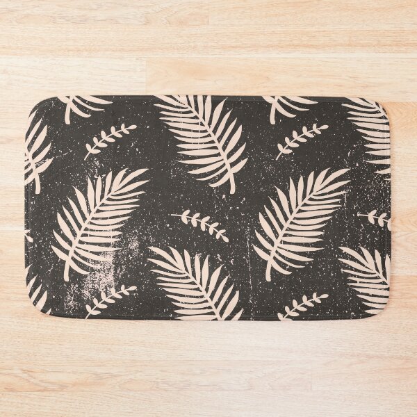 Item preview, Palm Leaves Seamless Pattern Retro Vintage Dark Grunge Texture  designed and sold by HStudioPrints.